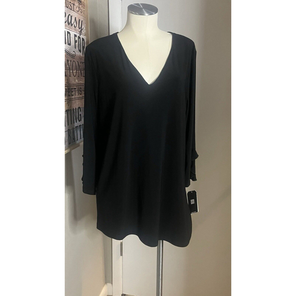 NWT Dressy Womens Blouse By Clara Sun Woo - Picture 2 of 15